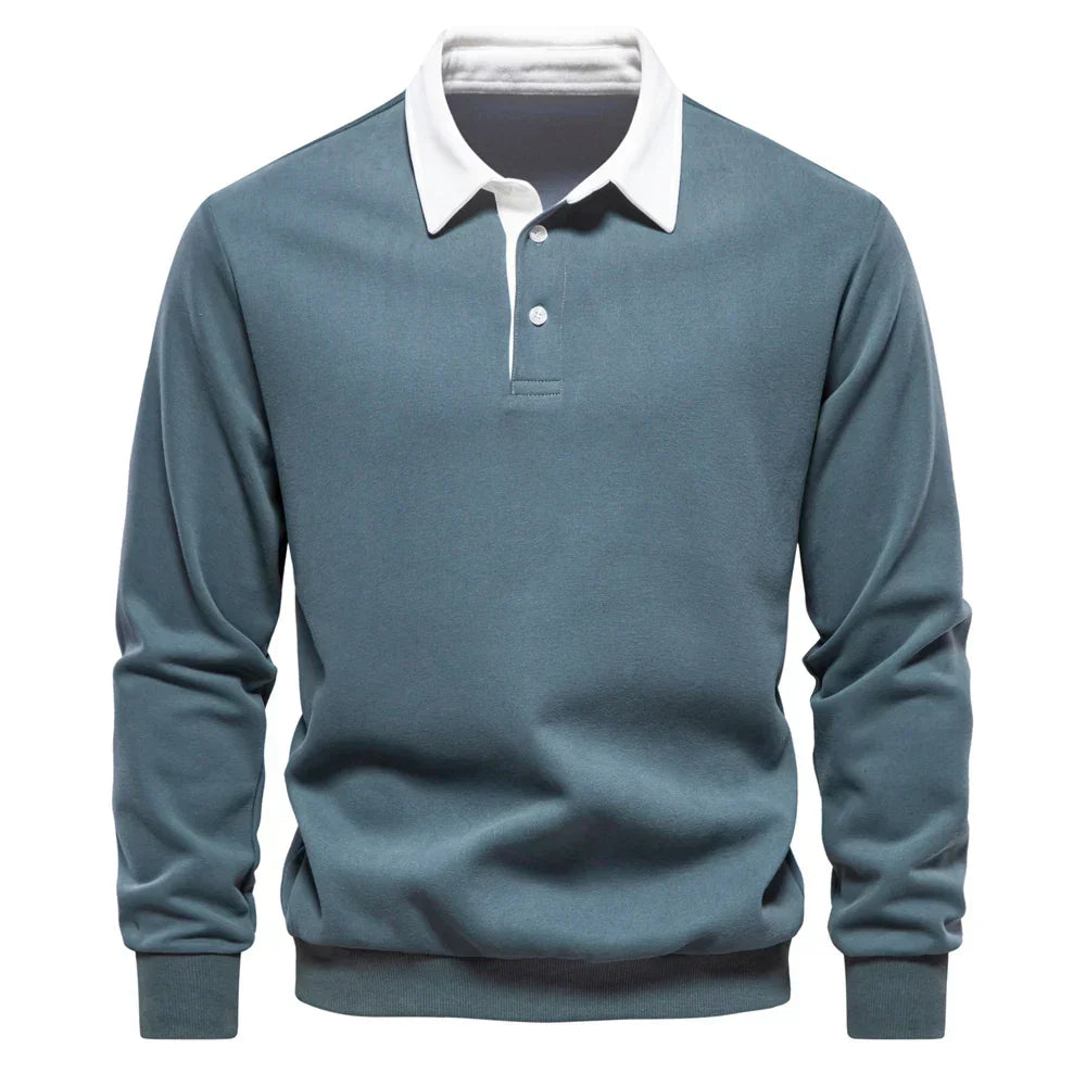 Foxley - Polo Neck Light Sweatshirt