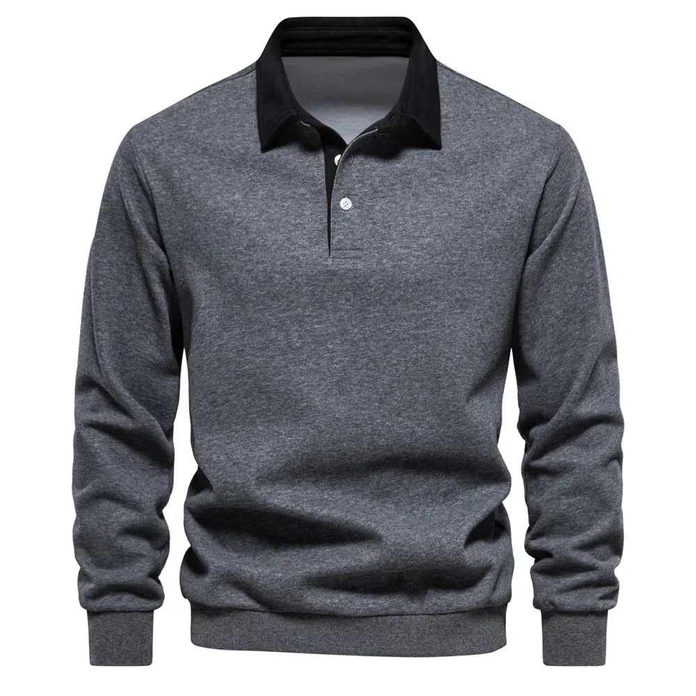 Foxley - Polo Neck Light Sweatshirt